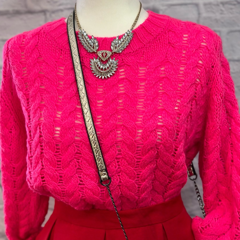 Beautiful Hot Pink Joe Fresh Sweater (EUC) - Picture 11 of 11